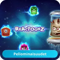 Reactoonz online-pelin ominaisuudet Reactoonz online